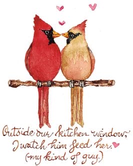 cardinals kissing