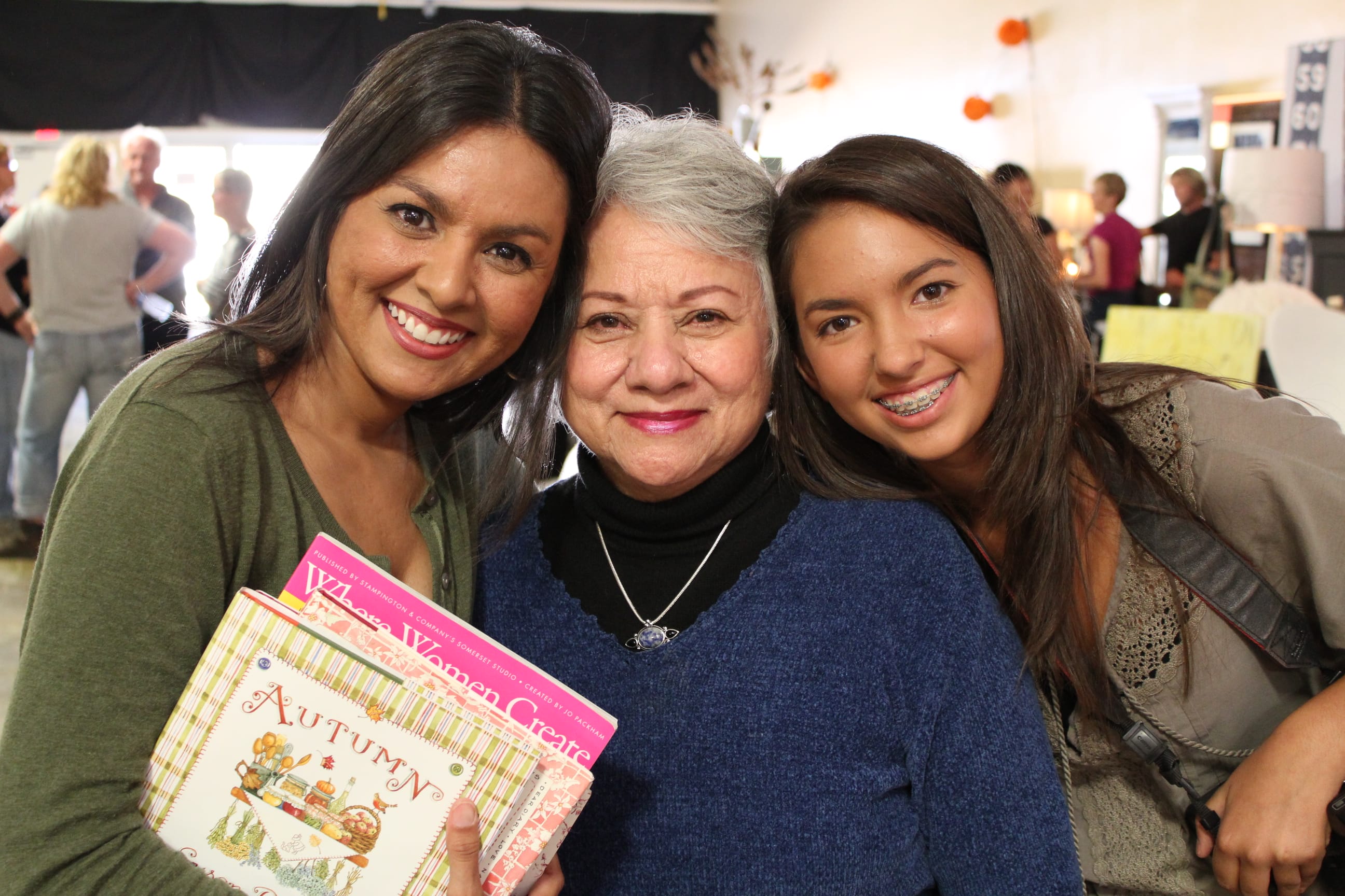 girlfriends at booksigning