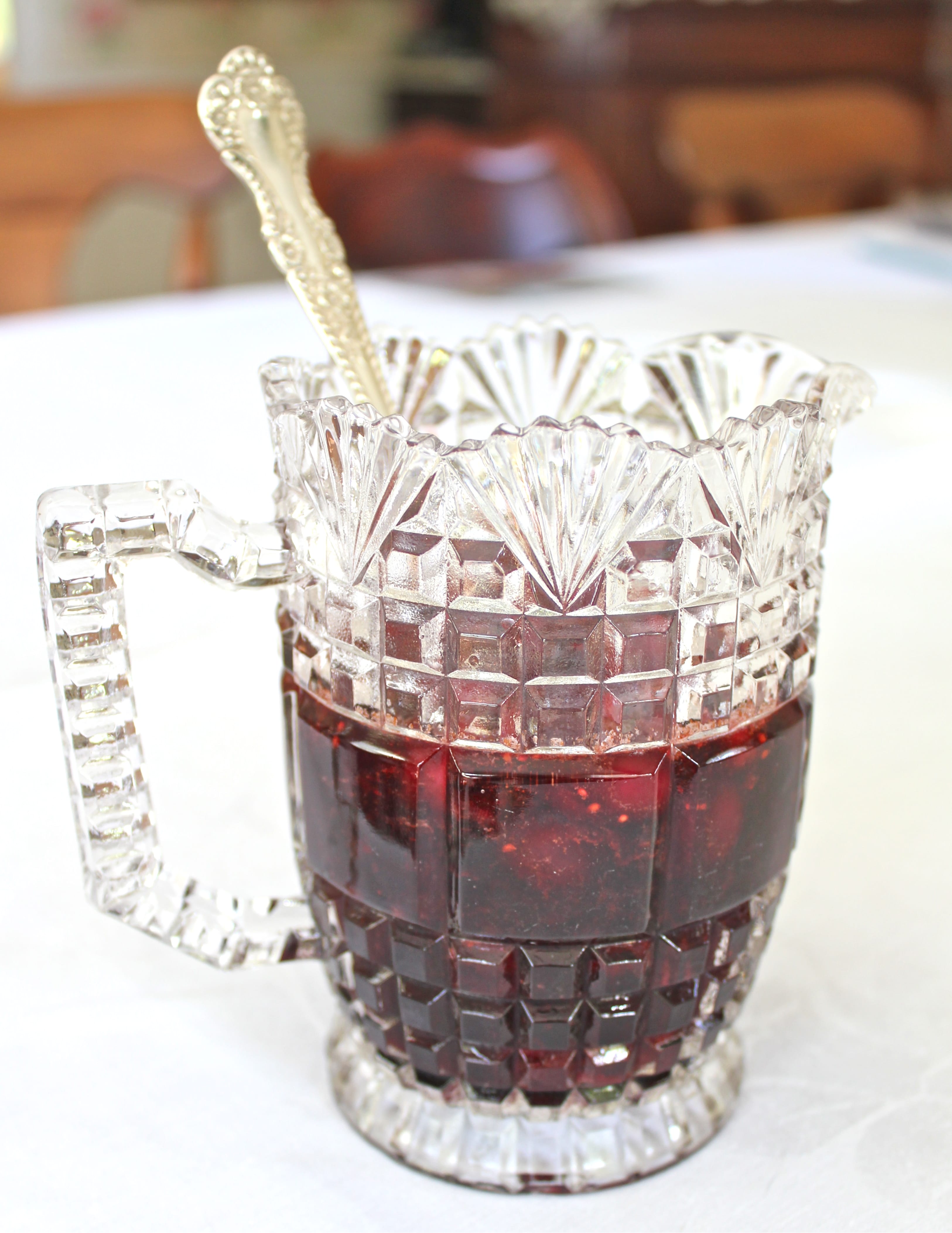 cut glass pitcher
