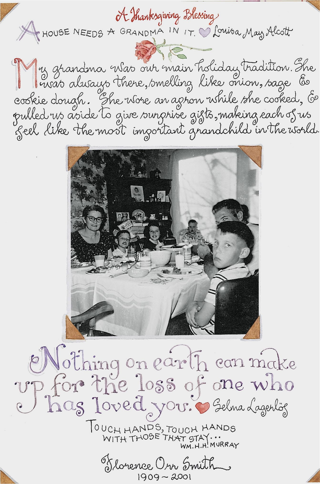 Thanksgiving with Grandma