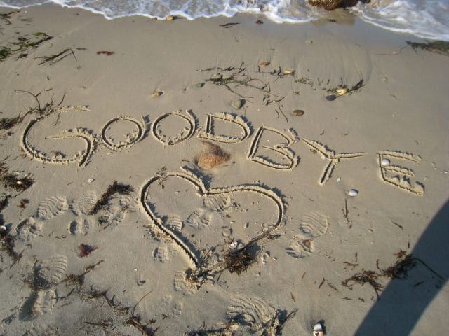 love letters in the sand