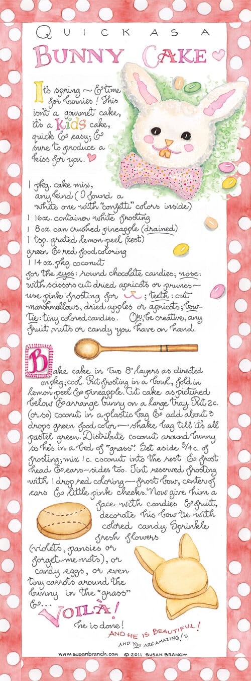 bunny cake Easter cake