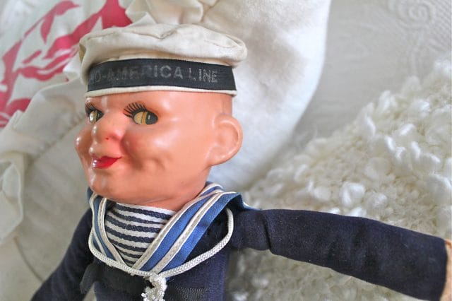 souvenir doll from Holland America Line