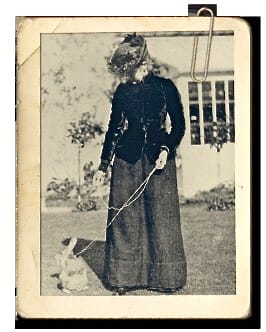 Beatrix Potter and her pet rabbit