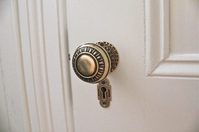 polishing door knobs