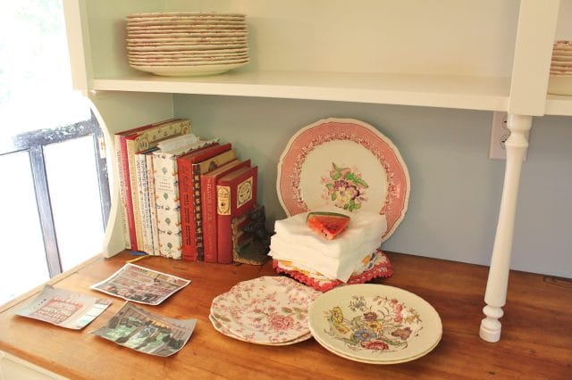 putting things back!