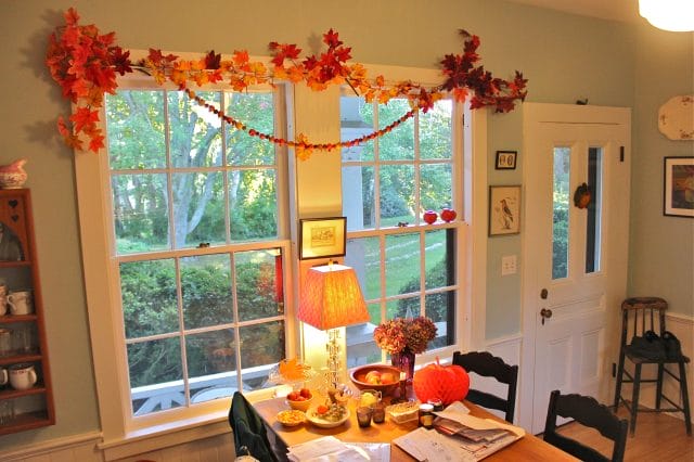 leaves are turning in the kitchen!