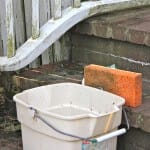 washing the porch