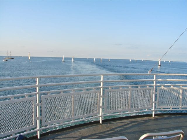 On the ferry to the Cape