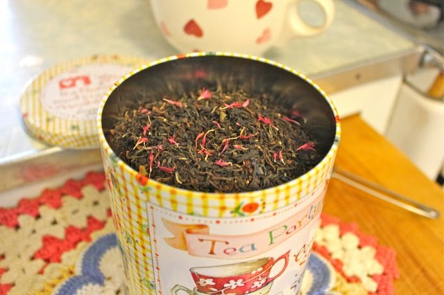 Organic with cornflowers