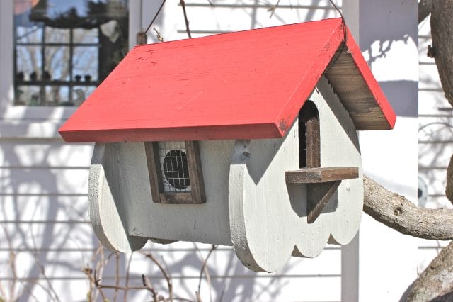 hang up birdhouse
