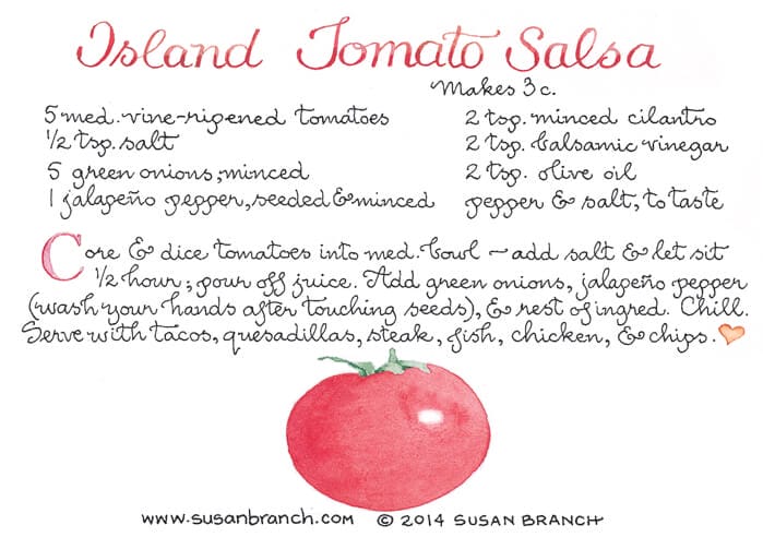Susan-Branch-Island-Tomato-Salsa