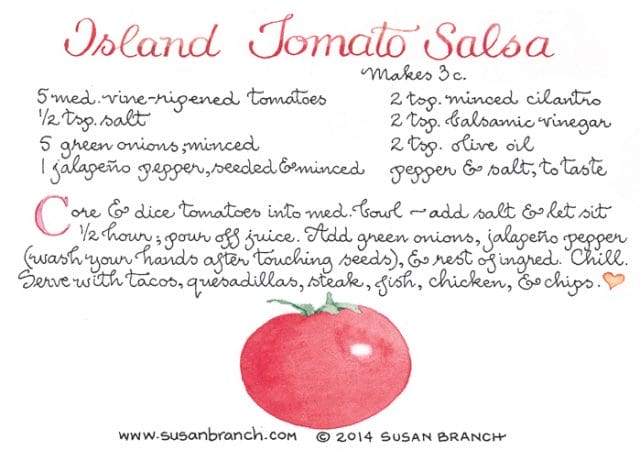 Susan-Branch-Island-Tomato-Salsa