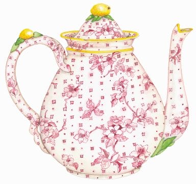pink teapot
