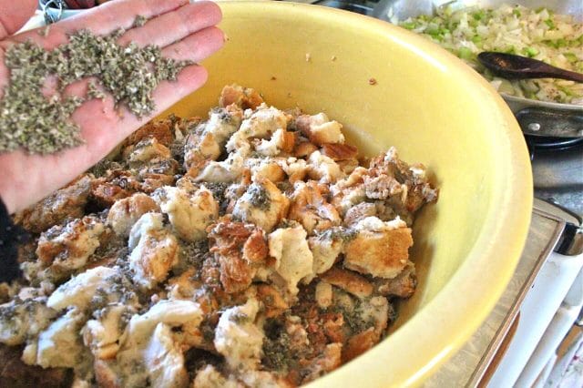 making stuffing