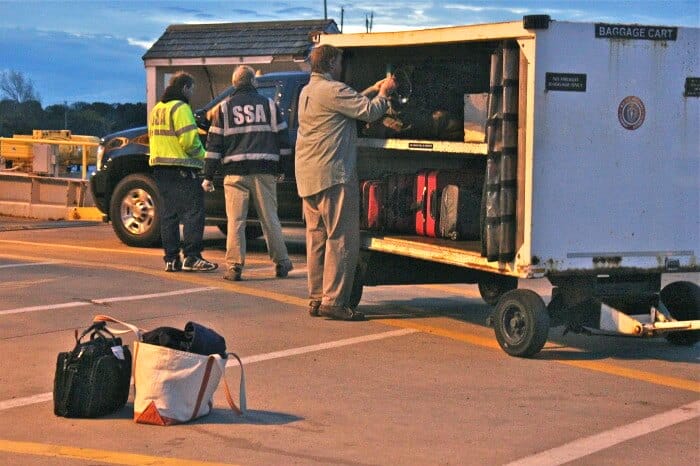 Joe, loading up the cart