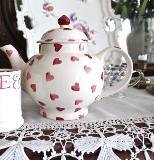 heart teapot