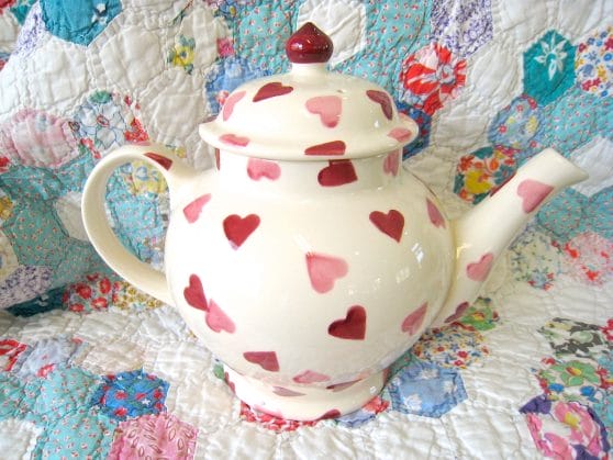 heart teapot