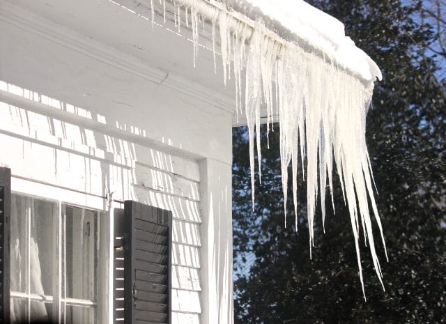 windblown icicles