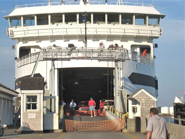 The ferry in Vineyard Haven