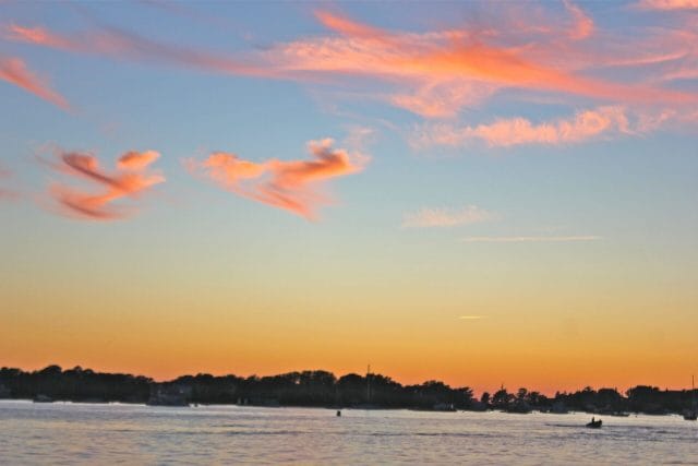 sunset on Martha's Vineyard