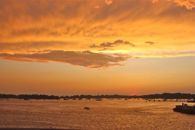 sunset on Martha's Vineyard