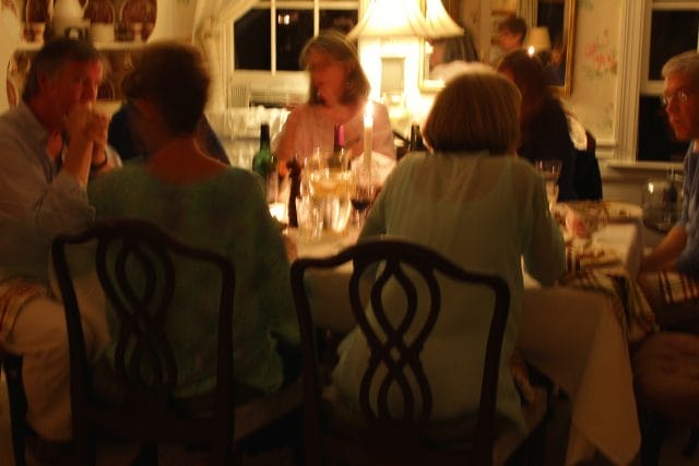 Was a wonderful dinner party