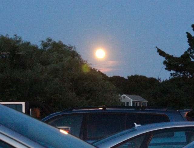 Moon over Menemsha