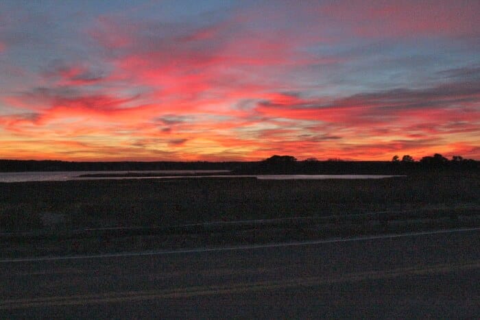 Bend in the road beach