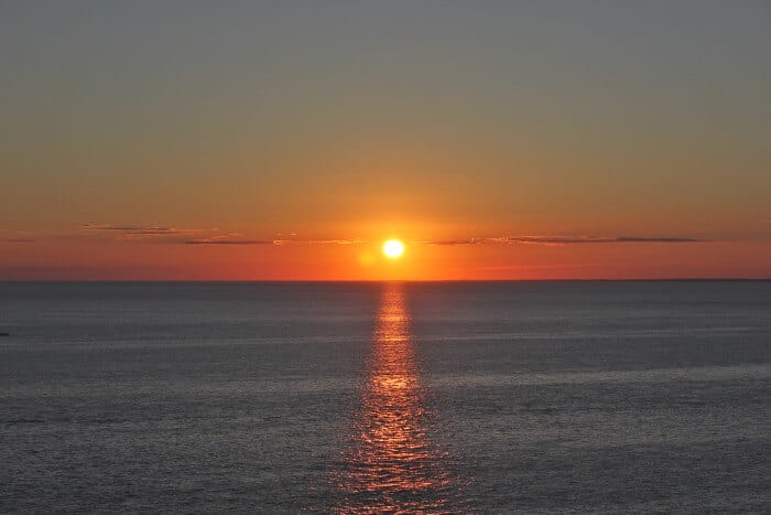 sunset on Martha's Vineyard