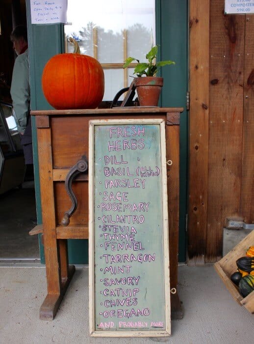 Fall farmstands