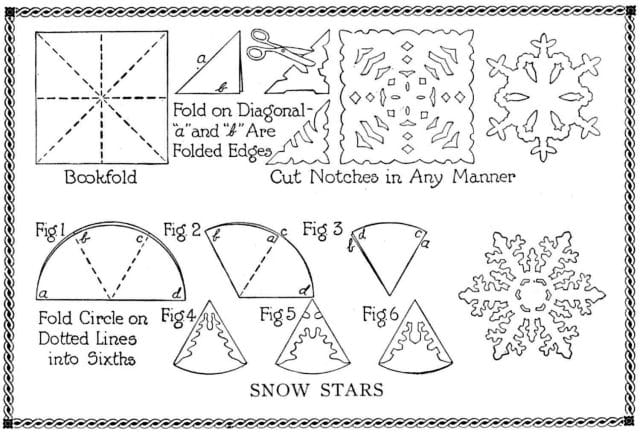 how to make paper snowflakes