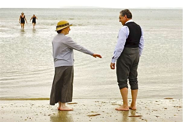 Mrs. Hughes and Mr. Carson