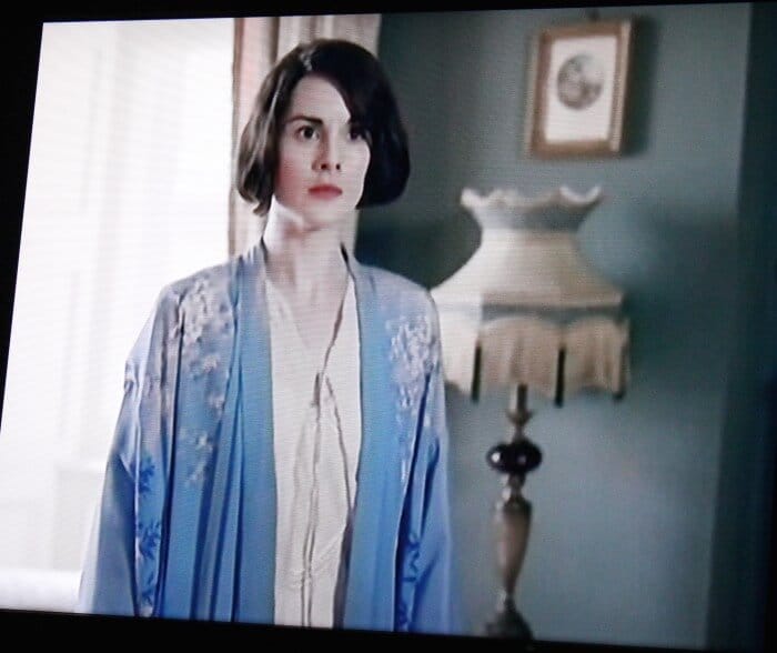 Lady Mary and her blue robe