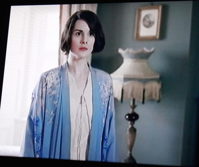 Lady Mary and her blue robe