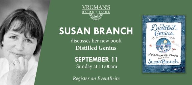 Rakestraw Books presents Susan Branch & Distilled Genius